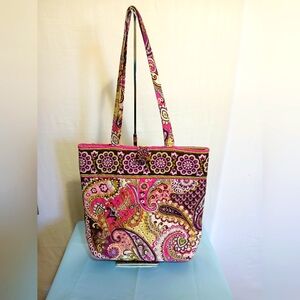 Vera Bradley Vibrant Paisley Tote Bag
